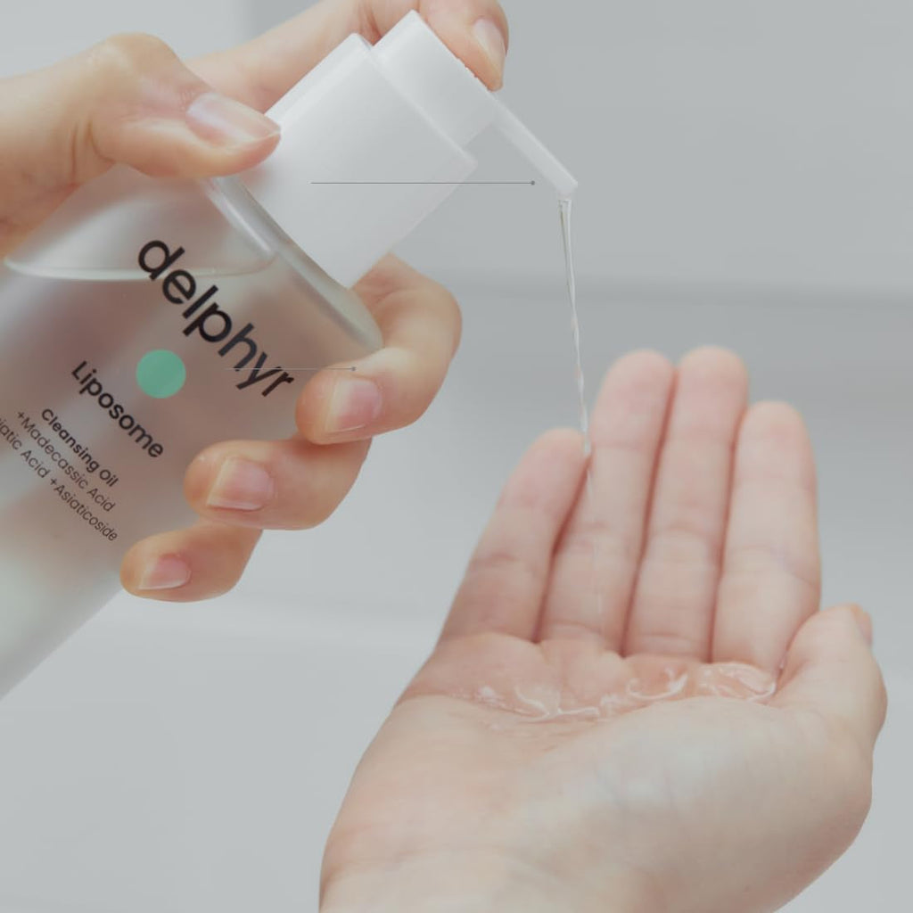 Korean Skincare Liposome Daily Cleansing Oil - Gentle Makeup & Blackhead Remover for Sensitive Skin