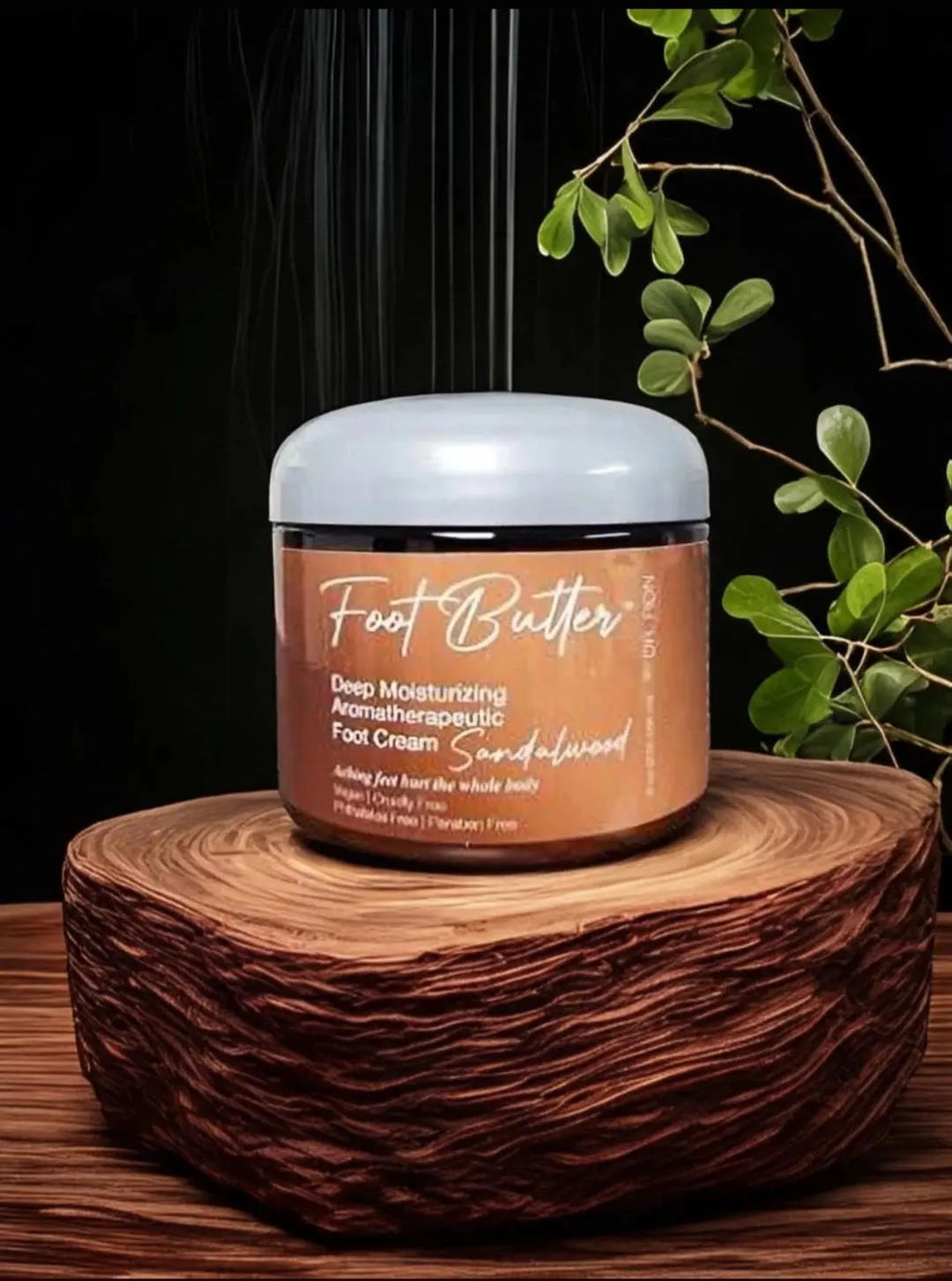 Sandalwood Foot Butter – Deep Moisturizing Foot Cream for Dry, Rough Skin