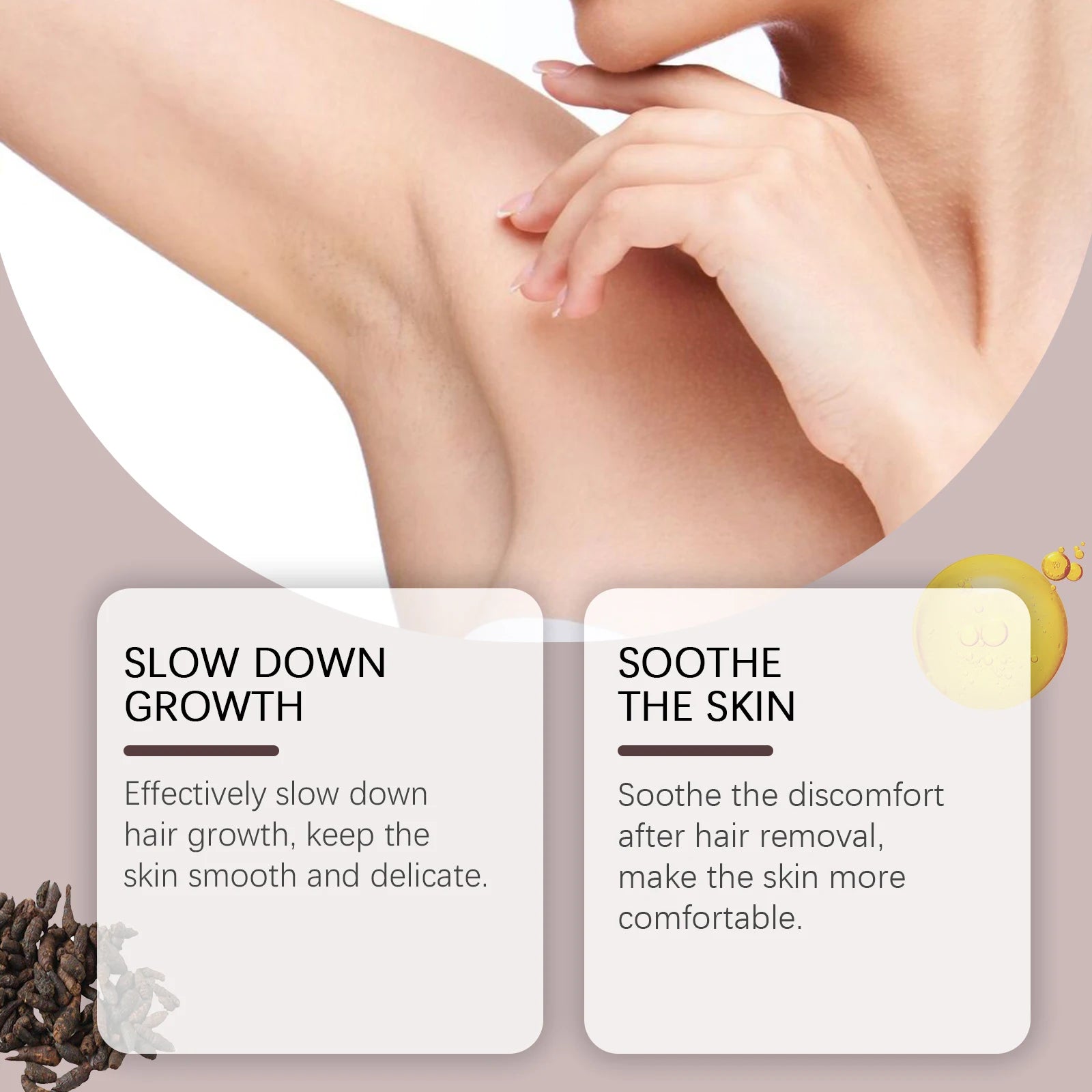 OceAura Cyperus Rotundus Oil - Slows Hair Growth