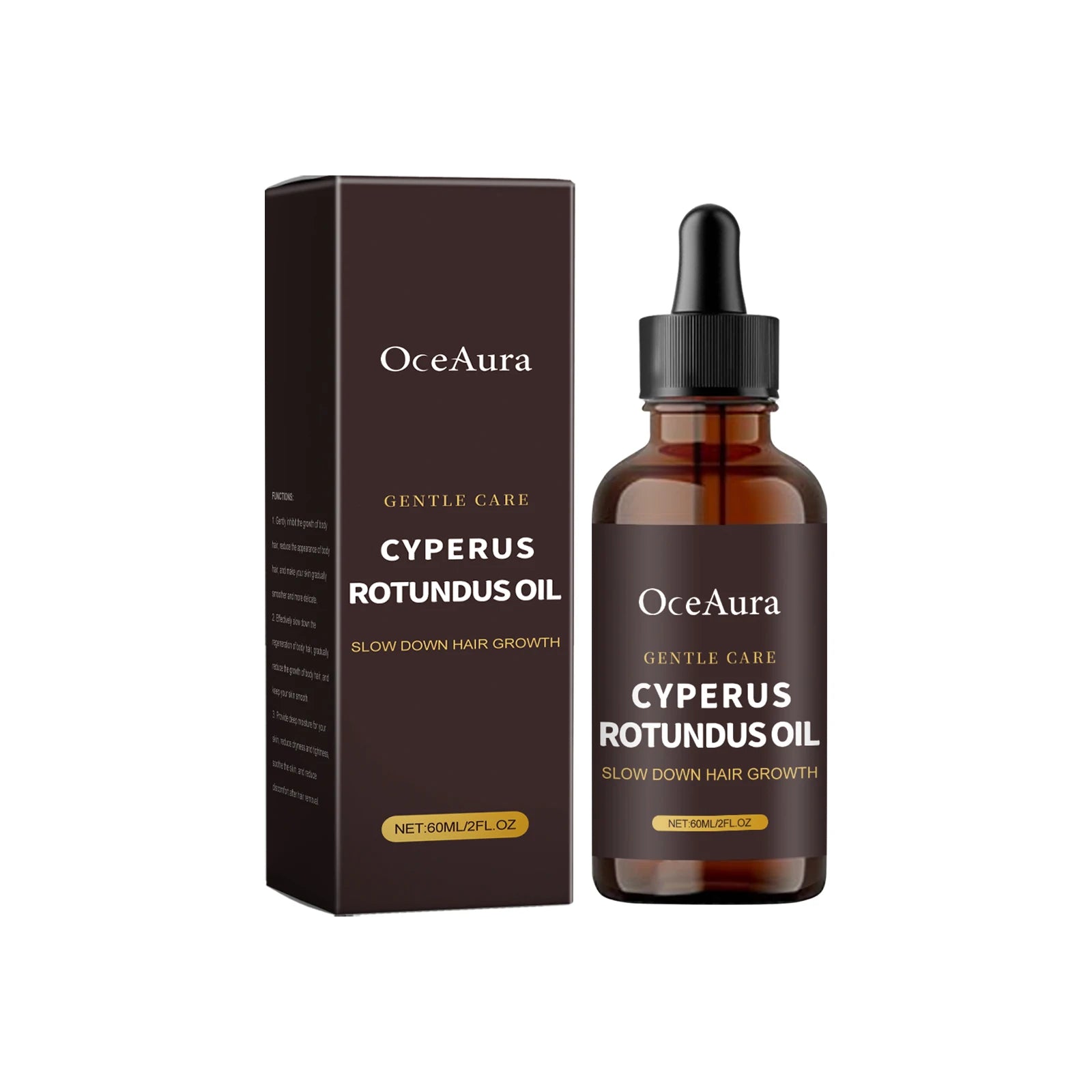 OceAura Cyperus Rotundus Oil - Slows Hair Growth